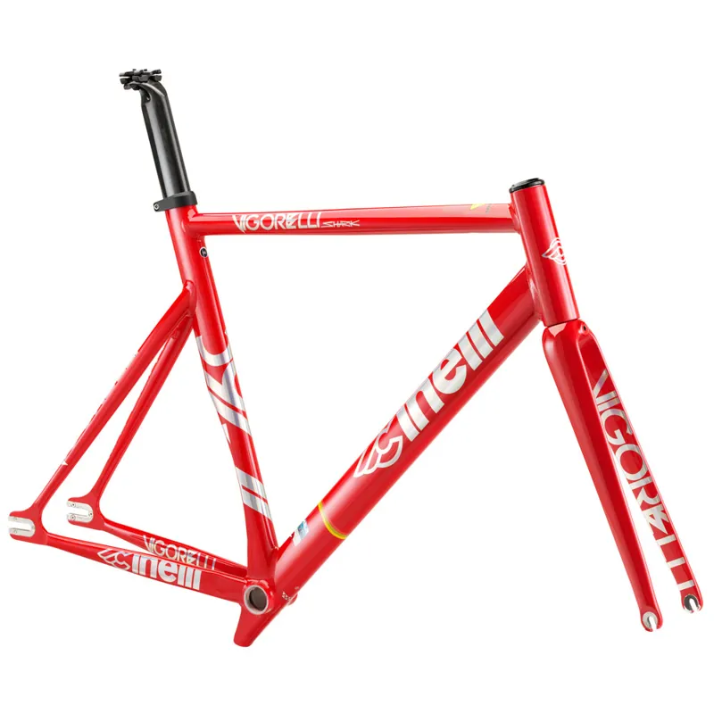 Cinelli Vigorelli Shark Red Track Frameset Red