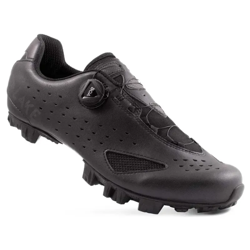 Lake MX177 BOA Wide MTB Shoes in Black