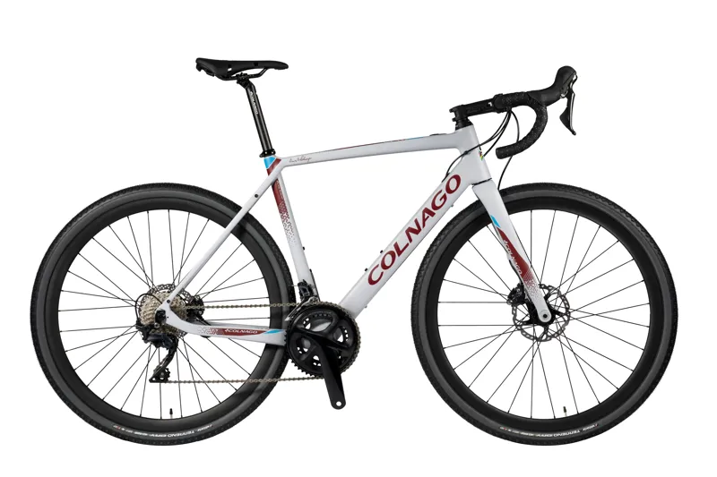 Colnago EGRV Disc Complete 2020 Electric Gravel Bike Ultegra Grey Red-1