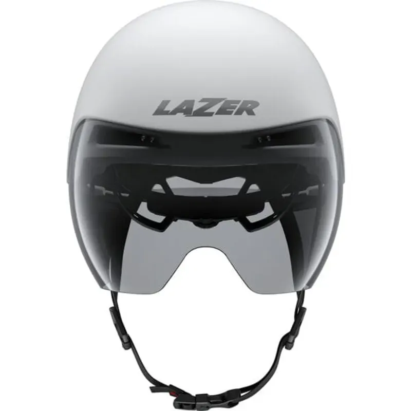 Lazer Victor KinetiCore Helmet in White/Silver-1