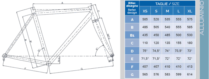 Deda Strada Alluminio Blue Road Frameset-1
