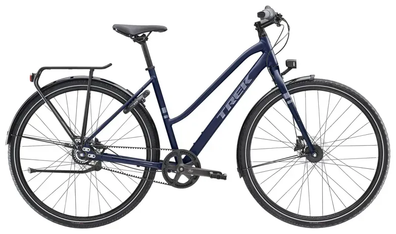 Trek District 3 Stagger Road Bike In Deep Dark Blue Matte