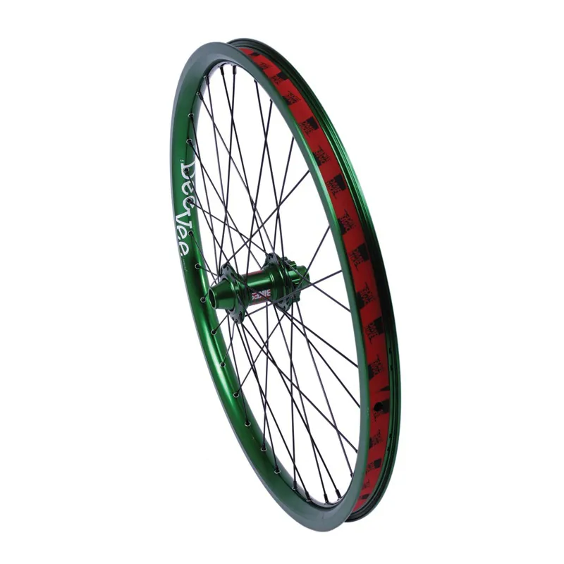 DMR PRO Front Wheel 24 Inch 20mm 10 adpt ext 32h Green