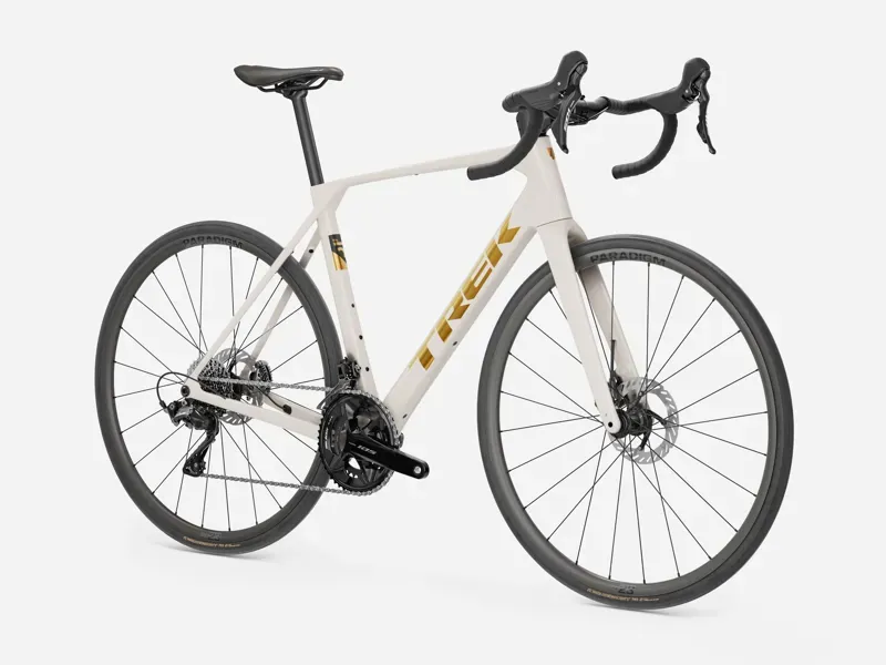 Trek Domane SL 5 Gen 5 Buff Beige and Matte Era White/Deep Smoke-2