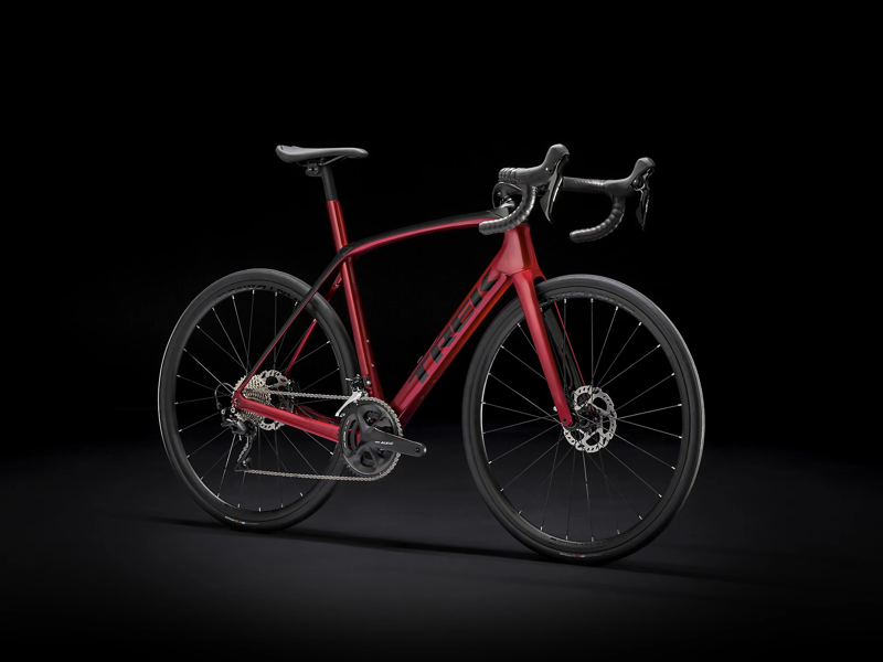 2022 Trek Domane SL 5 Carbon Performance Road Bike in Red-1