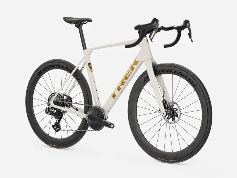 Trek Domane SL 7 AXS 1x Gen 5 Buff Beige and Matte Era White/Deep Smoke-2
