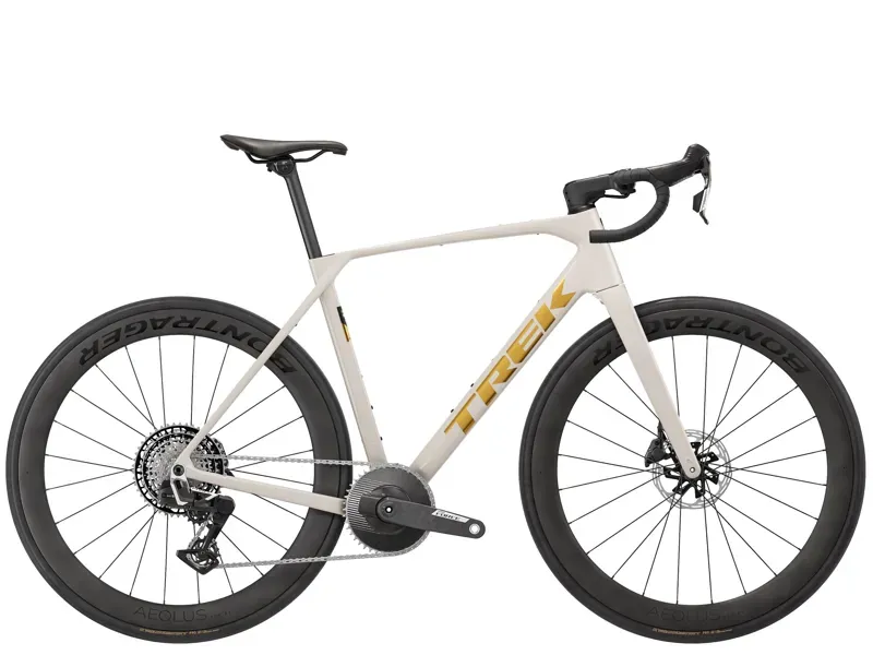 Trek Domane SL 7 AXS 1x Gen 5 Buff Beige and Matte Era White/Deep Smoke