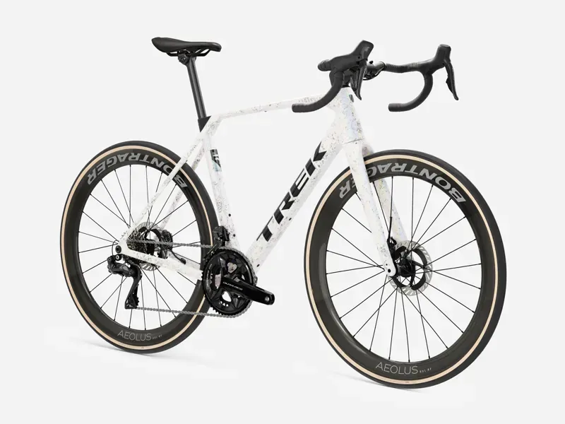 Trek Domane SLR 9 Gen 5 Mother of Pearl/Silver Marble-1