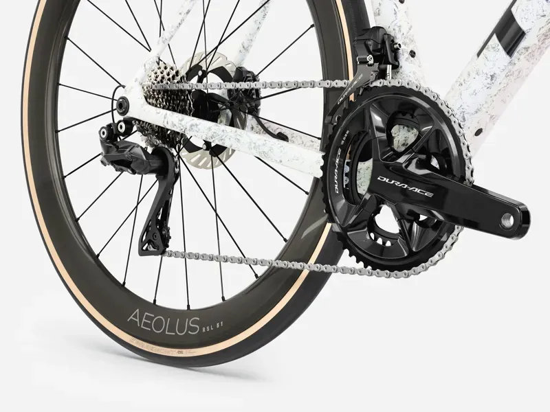 Trek Domane SLR 9 Gen 5 Mother of Pearl/Silver Marble-4