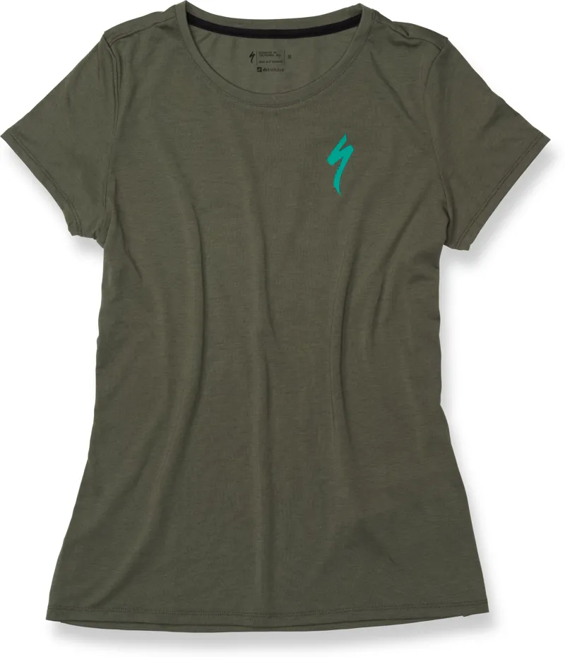 2018 Specialized Dri-release Womens Cycle Tee in Green