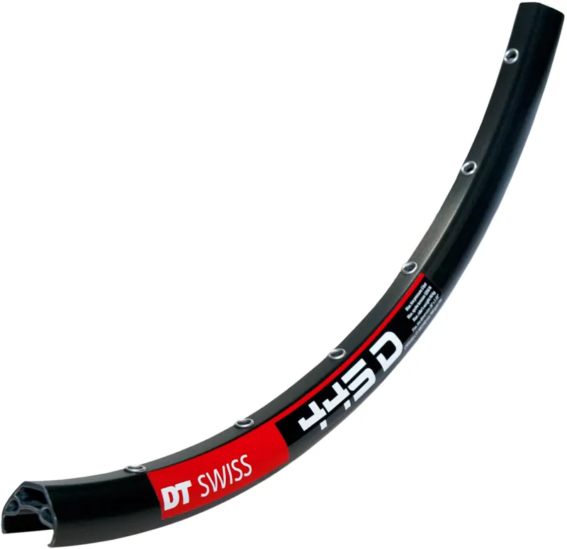 DT Swiss 445D pin-joined disc-specific 32 hole rim Presta-drilled black