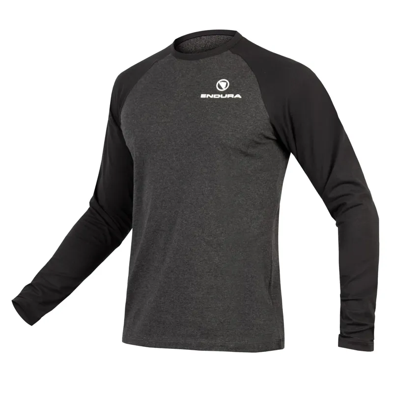 Endura One Clan Raglan Long Sleeved T-Shirt 2019 Grey