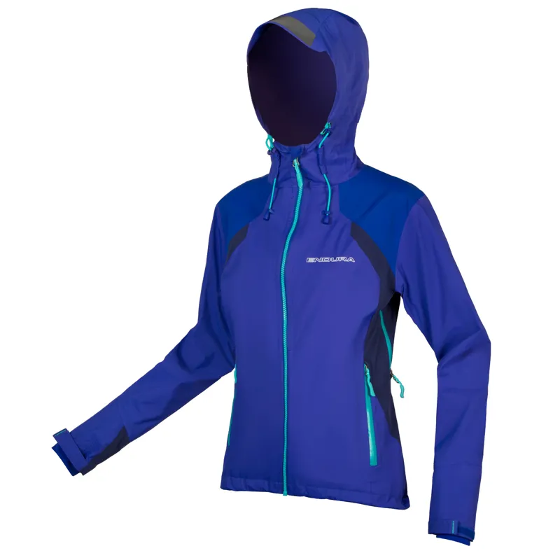 2018 Endura MT500 Womens Waterproof Jacket in Blue