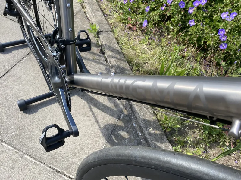 Enigma Evoke 58cm 105 Titanium Bike-1