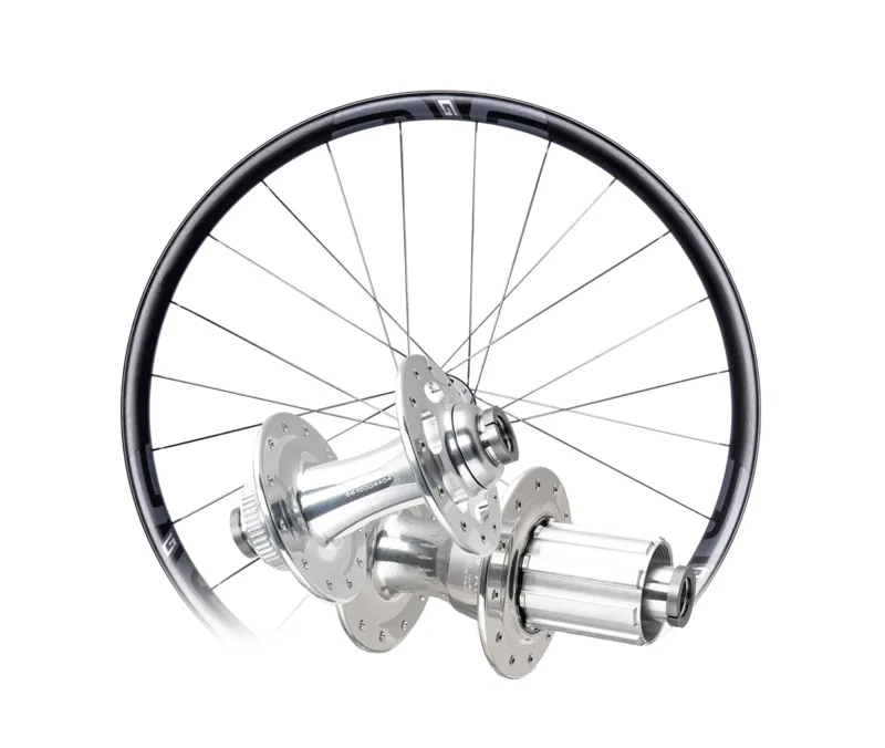 Enve G27 Disc R45D CL 650b Silver Hub 12/142 Shimano Gravel Wheelset