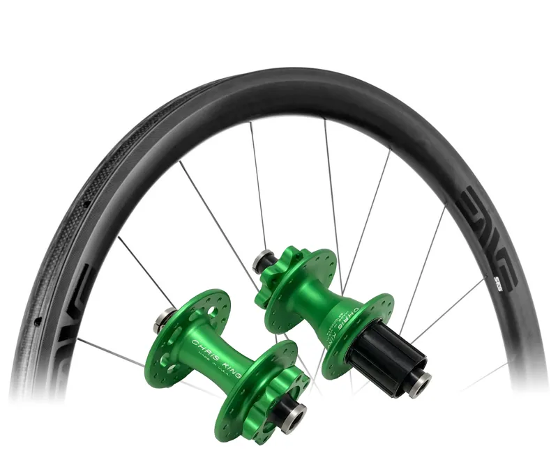 ENVE SES 3.4 Road Wheelset Chris King Matte Emerald Hub