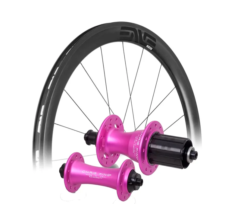 ENVE SES 4.5 AR QR 700c Carbon Wheelset Pink Punch Hub