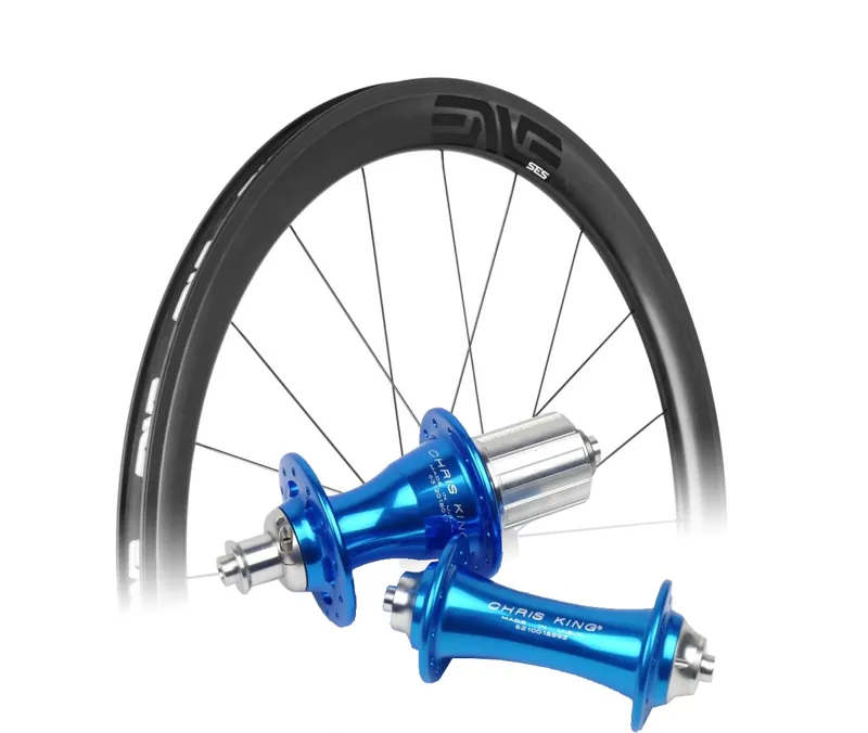 ENVE SES 4.5 Road Carbon Wheelset Chris King R45 Turquoise Hub