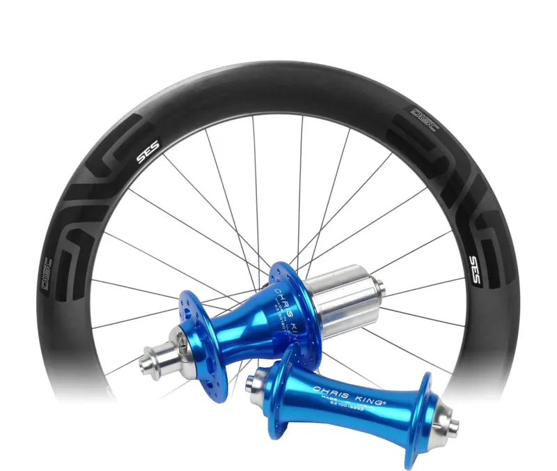 ENVE SES 7.8 Disc Road Wheelset 700c R45D QR CL Turquoise Hub