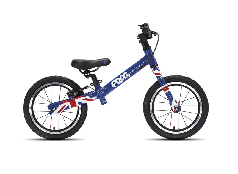 Frog Tadpole Plus Balance Bike for Ages 3 4 Union Jack