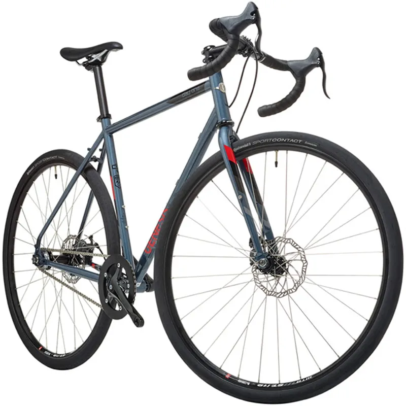 Genesis Day One 10 2016 Hybrid Road Bike Blue-1