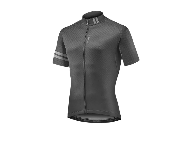 2018 Giant Podium Short Sleeved Jersey in Black/Gray