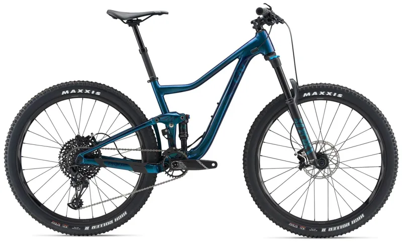 2019 Liv Pique SX 2 Womens Full Suspension Mountain Bike in Blue