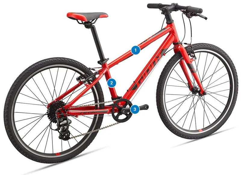 Giant ARX 24 2019 Childs Bike Red-1