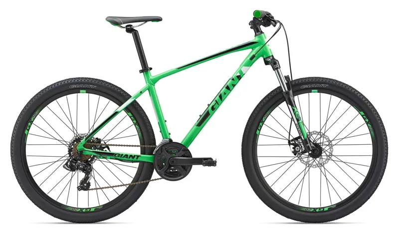 giant mountain bike green
