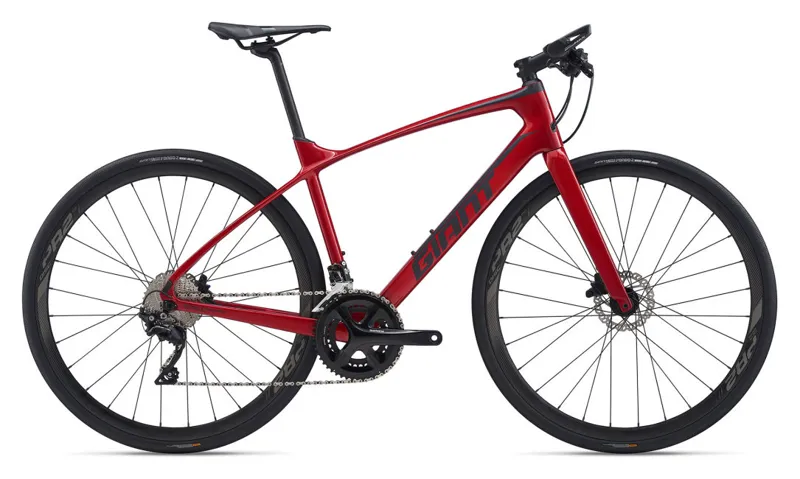 Giant FastRoad Advanced 1 2020 Hybrid Bike Metallic Red