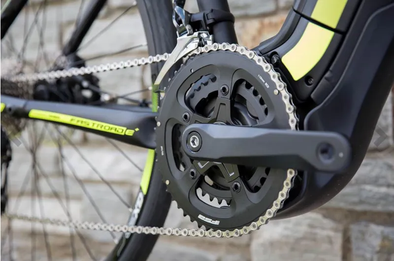 Giant FastRoad E+ 25km/H Black/Neon 2018 Electric Bike-4