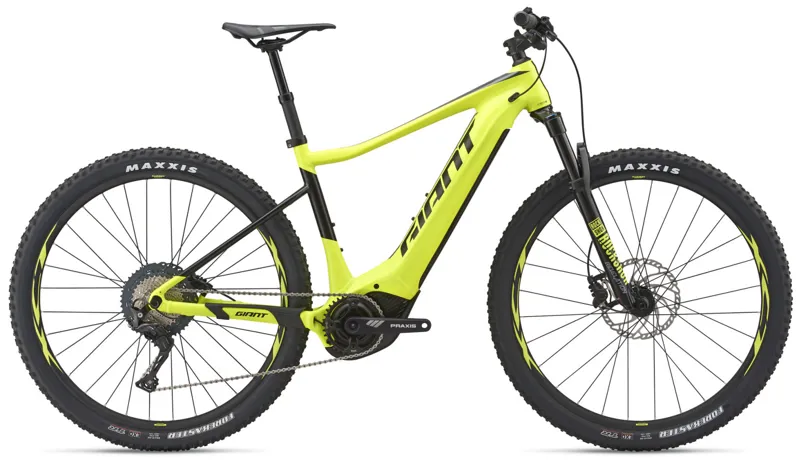 Giant Fathom E 1 Pro 29er 2019 25km Mens Electric Bike Yellow