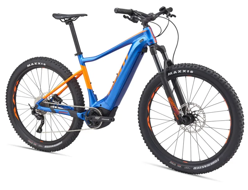 Giant Fathom E 2 Pro 2019 25km Mens Electric Mountain Bike Blue