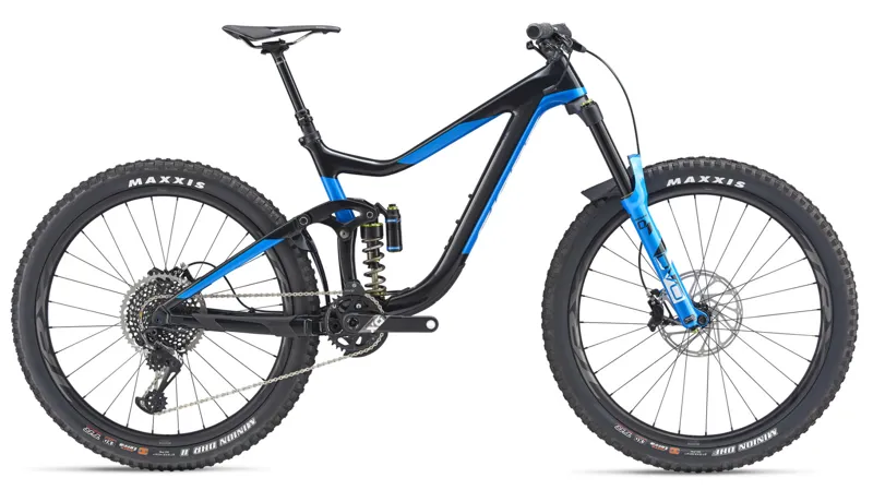 Giant Reign Advanced 0 2019 Carbon Mens FS Mountain Bike Black