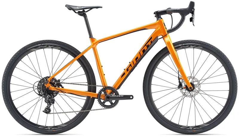 giant road bike orange