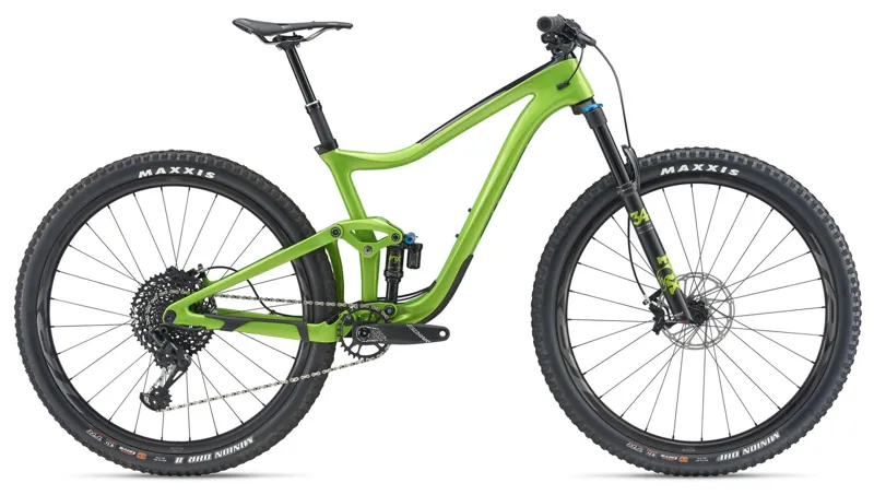 Giant Trance Advanced Pro 29 1 2019 Carbon Mens FS Mountain Bike Green