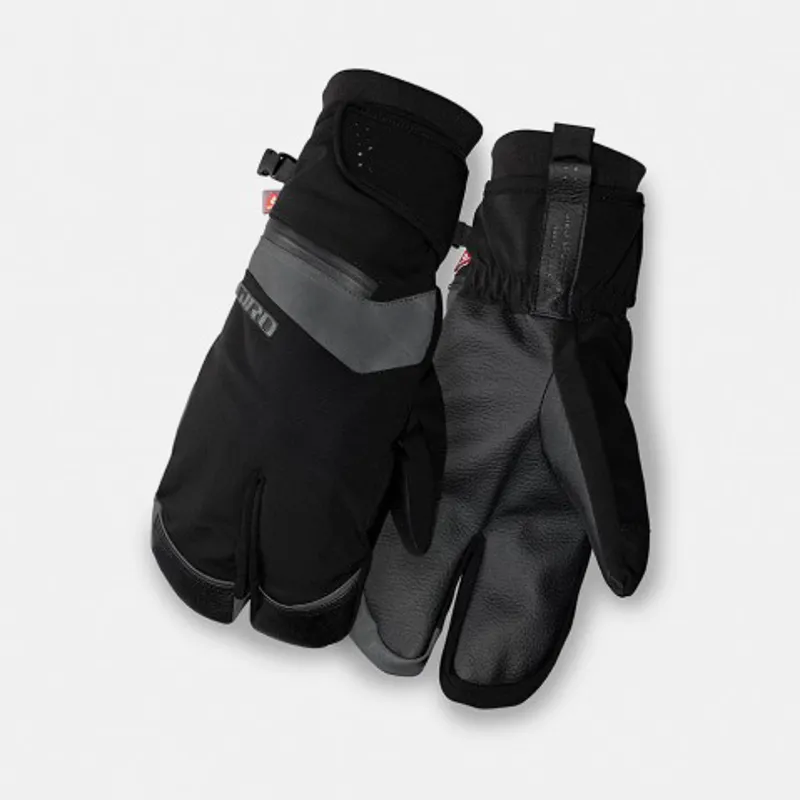 Giro 100 Proof Freezing Weather Lobster Gloves Black
