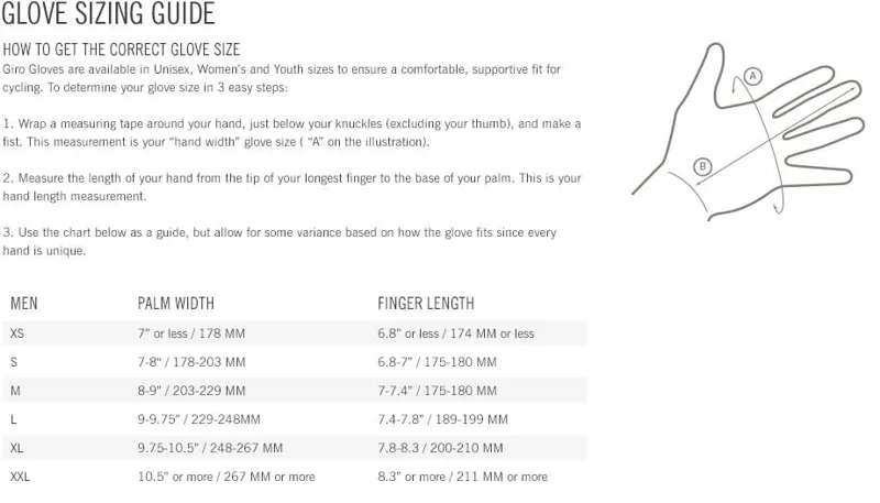 Giro Monaco II Gel Road Cycling Mitt Black-1