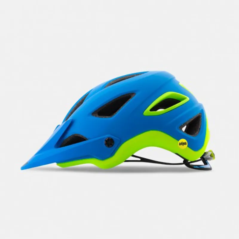 Giro Montaro MIPS MTB Helmet Matt Blue/ Lime-1