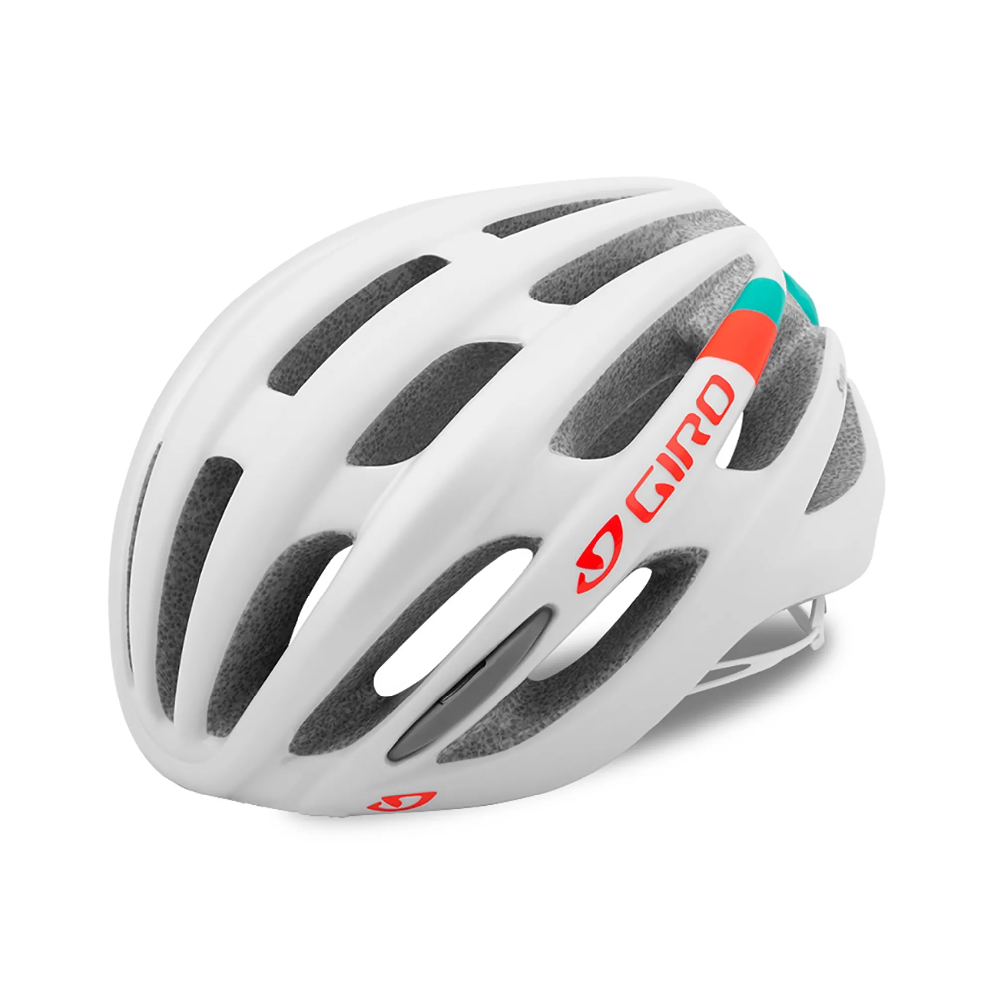 Bicycle Helmet Giro Foray Medium Giro Saga 2017 Road Helmet Matt White/ Turquoise/ Vermillion Bicycle Helmet Giro Foray Medium Giro Saga 2017 Road Helmet Matt White/ Turquoise/ Vermillion