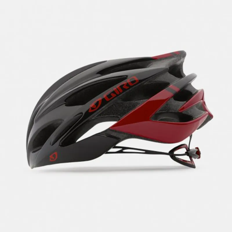 Giro Savant Road Helmet Bright Red/ Black-1