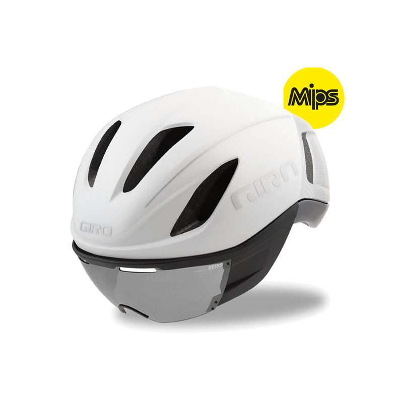 Giro Vanquish Mips Aero Helmet 2018 Matt White/ Silver