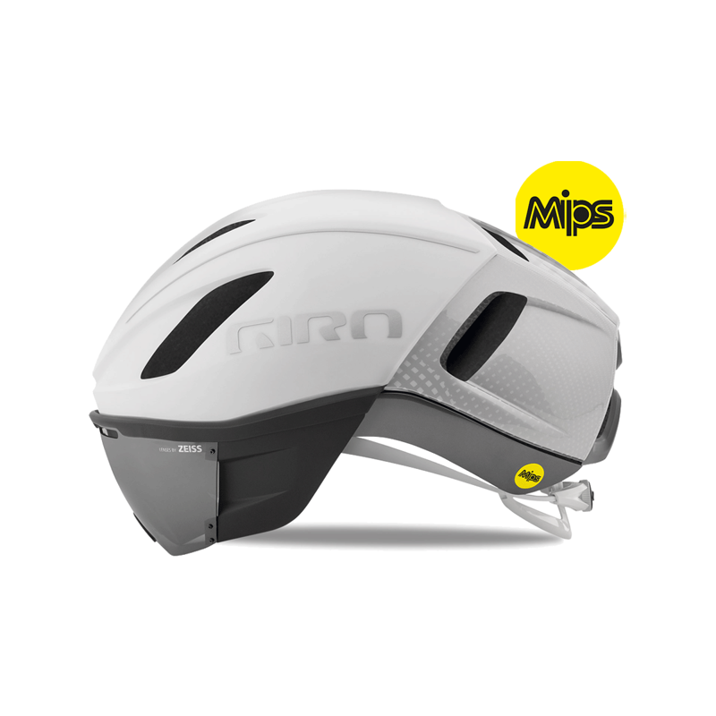 Giro Vanquish Mips Aero Helmet 2018 Matt White/ Silver-1