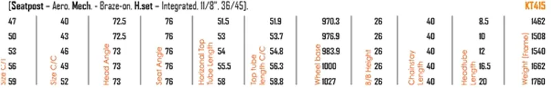 Kinesis KT-415 TT Triathlon/ TT Frame-5