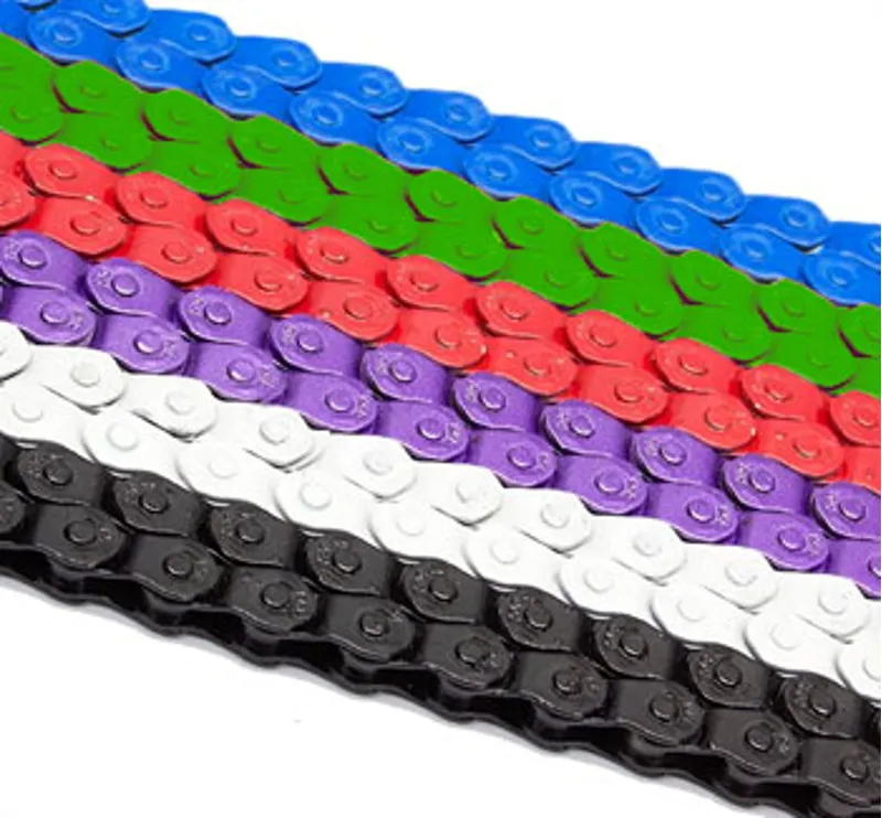 KMC HL710 Half Link BMX Coloured Chain 104L Orange Shiny