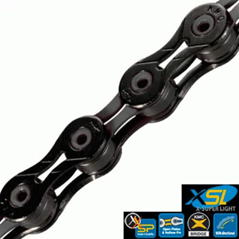 KMC X10SL DLC Black Chain
