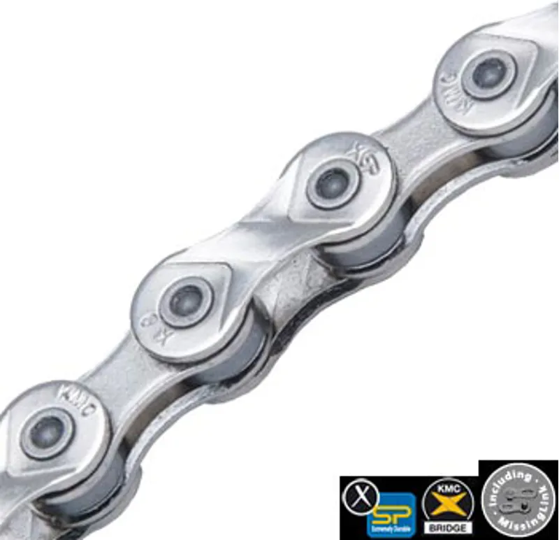 KMC X8-99 Silver Chain 116L 8 speed Road and MTB Chain