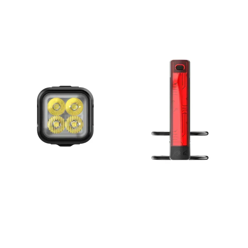 Knog Blinder 700 and Plus 20 Front/Rear Bike Light Set in Black-1
