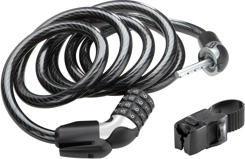 Kryptonite Kryptoflex 1218 Resettable Combo cable with FlexFrame C bracket (12 mmx180cm)