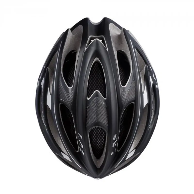 Las Victory Supreme Black/ White Road Helmet-3